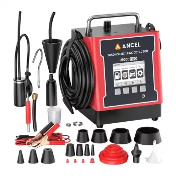 ANCEL L5000 PRO Diagnostic Leak Detector for Automotive Systems - Smoke & Pressure EVAP Leak Tester