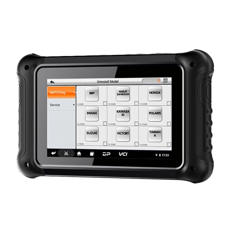 ANCEL MT700 Motorcycle Diagnostic Scanner with 5-Inch IPS Touch Screen, 2GB RAM, 32GB ROM, 5000mAh Battery, Lifetime Free Updates