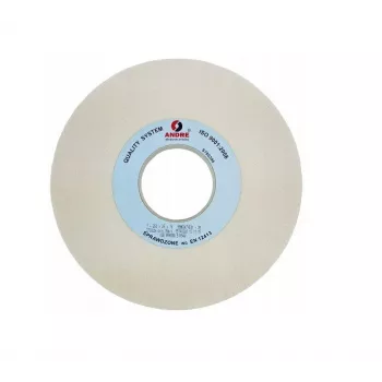 ANDRE Flat Grinding Wheel 250mm x 25mm x 76mm 99A60K7VE01-35 White Type 1