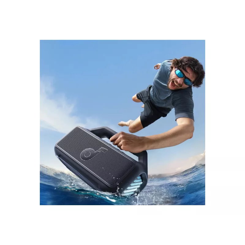 Anker Soundcore Boom 2 80W Portable Bluetooth Speaker, IPX7 Waterproof, Black