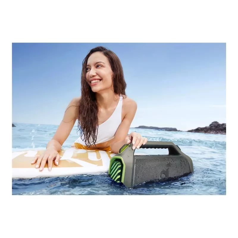 Anker Soundcore Boom 2 Plus A3134 100W Bluetooth Party Speaker, IPX7 Waterproof, Green