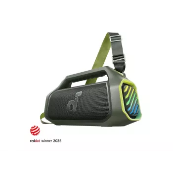 Anker Soundcore Boom 2 Plus A3134 100W Bluetooth Party Speaker, IPX7 Waterproof, Green