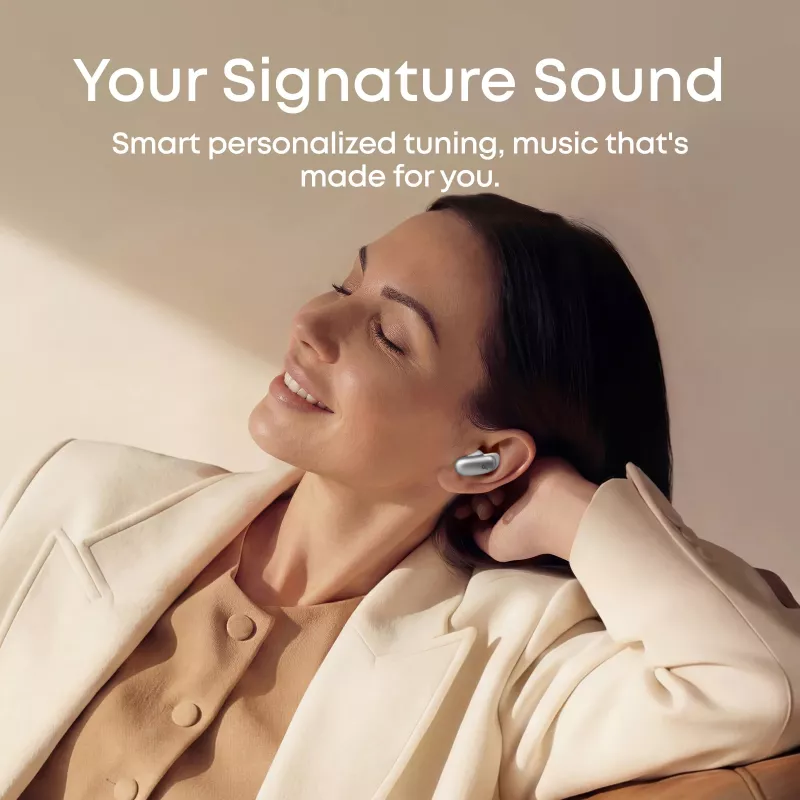 Anker Soundcore Liberty 5 Pro True Wireless In-Ear Headphones with Adaptive ANC, LDAC, Pearl White
