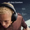 Anker Soundcore Space 2 Over-Ear Wireless Headphones with Hybrid Active Noise Cancellation, Bluetooth 5.0, 40mm Drivers, Hi-Res Audio, 40-Hour Battery, Built-in Mic, Jet Black