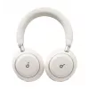 Anker Soundcore Space 2 Wireless Over-Ear Headphones with Adaptive ANC, LDAC, 50h Battery, White