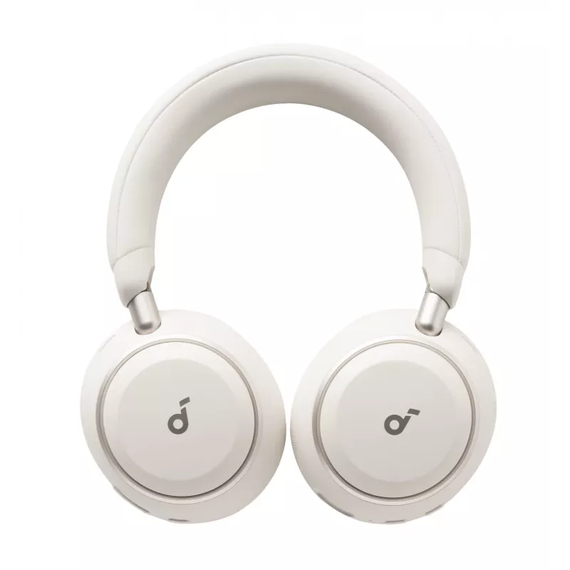 Anker Soundcore Space 2 Wireless Over-Ear Headphones with Adaptive ANC, LDAC, 50h Battery, White