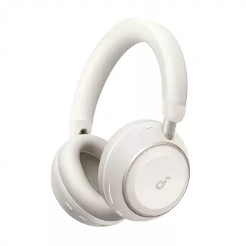 Anker Soundcore Space 2 Wireless Over-Ear Headphones with Adaptive ANC, LDAC, 50h Battery, White