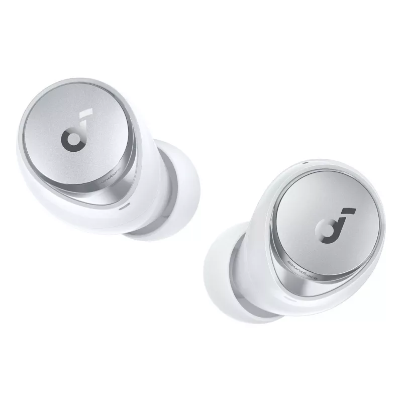 Anker Soundcore Space A40 True Wireless Noise Cancelling In-Ear Headset, Bluetooth 5.2, LDAC, IPX4, White