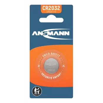 ANSMANN CR2032 Lithium Coin Cell Battery 3V 230mAh (1-Pack)