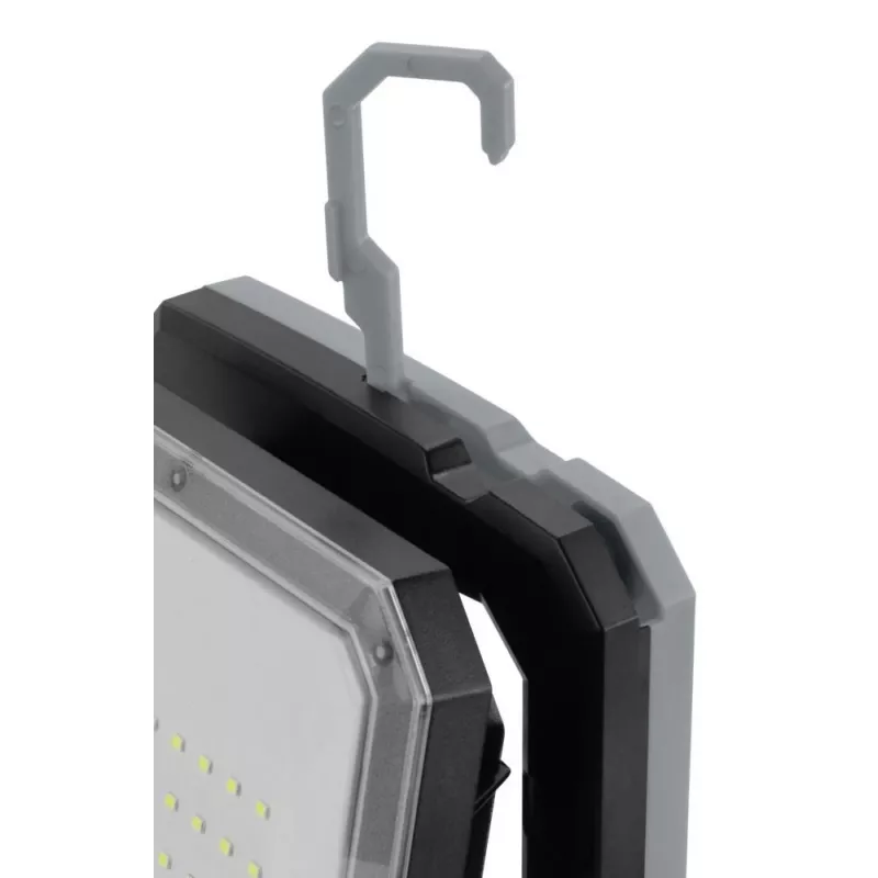 ANSMANN WL2000R-ECO Rechargeable LED Work Light, 2000 lm, 6500K, IP54, Power Bank, Black/Grey