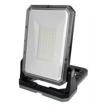 ANSMANN WL2000R-ECO Rechargeable LED Work Light, 2000 lm, 6500K, IP54, Power Bank, Black/Grey