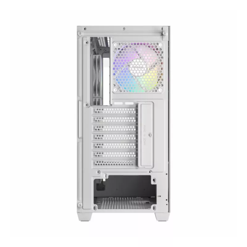 Antec CX300 ARGB ATX Mid-Tower Gaming Case, White, Tempered Glass, 4 ARGB Fans
