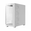 Antec CX300 ARGB ATX Mid-Tower Gaming Case, White, Tempered Glass, 4 ARGB Fans