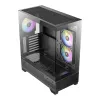 Antec CX700 ARGB B Mid-Tower Gaming Chassis - Tempered Glass, 4x ARGB Fans, E-ATX Support, Black