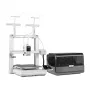 Anycubic Kobra X Combo 3D Printer – 300x300x300 mm FDM with LeviQ Auto-Leveling, Direct Drive, 180 mm/s, Carborundum Glass, 4.3-inch Touchscreen
