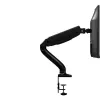 AOC AS110D0 Single Articulated Monitor Arm – Desk Mount – Aluminium – Black – for up to 27 inch LCD