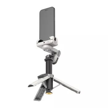 AOCHUAN M3 Pro Gimbal AI Statyw Selfie Stick 180cm with LED Lamp and RGB Lighting Black