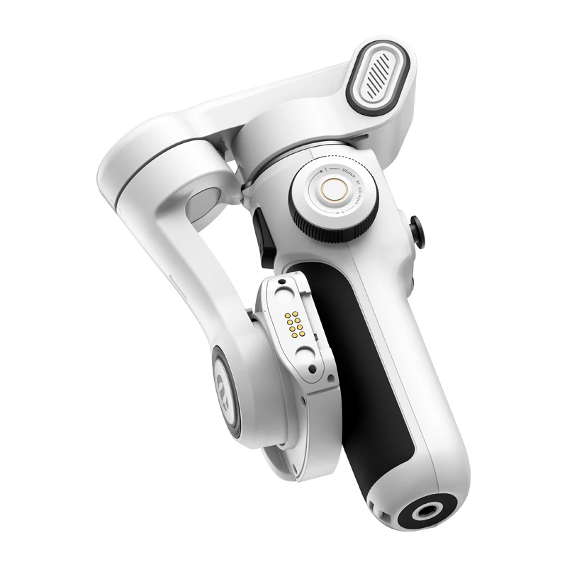 AOCHUAN Smart P2 3-Axis Gimbal Stabilizer with AI Sensor, Magsafe, LED, White