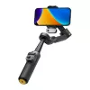 AOCHUAN Smart X3 AI Tracking Gimbal Stabilizer with LED Light and Selfie Stick for Smartphone, Black