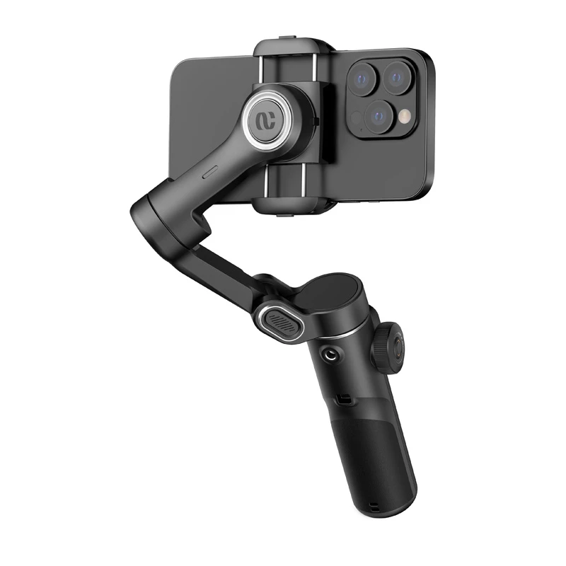 AOCHUAN X2 Standard Smartphone Gimbal Stabilizer with Gesture Tracking and Selfie Stick, Black