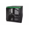 APC NetShelter 12U Wall-Mount Rack Enclosure Cabinet with Side-Mount UPS Depth, Black