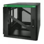 APC NetShelter 12U Wall-Mount Rack Enclosure Cabinet with Side-Mount UPS Depth, Black