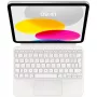 Apple Magic Keyboard Folio with Trackpad - British English (QWERTY) - White - for iPad (10th Generation)