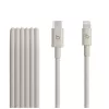 Apple USB-C to Lightning Cable (1m) MDGL4ZM/A - White - Braided Nylon - MFi Certified