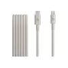 Apple USB-C to Lightning Cable (1m) MDGL4ZM/A - White - Braided Nylon - MFi Certified