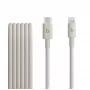 Apple USB-C to Lightning Cable (1m) MDGL4ZM/A - White - Braided Nylon - MFi Certified