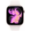Apple Watch Series 11 GPS 46mm Rose Gold Aluminium Case with Light Blush Sport Band - S/M, Model A3333, MEV64RK/A