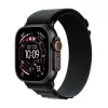 Apple Watch Ultra 3 GPS + Cellular 49mm Black Titanium Case with Black Alpine Loop - Large