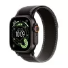 Apple Watch Ultra 3 GPS + Cellular 49mm Black Titanium Case with Black/Charcoal Trail Loop - Large