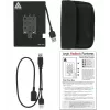 Apricorn Aegis Padlock Fortress A25-3PL256-500F 500GB FIPS 140-2 Level 2 Encrypted External Hard Drive, USB 3.2 Gen 1, AES 256-bit XTS, Black
