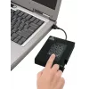 Apricorn Aegis Padlock Fortress A25-3PL256-500F 500GB FIPS 140-2 Level 2 Encrypted External Hard Drive, USB 3.2 Gen 1, AES 256-bit XTS, Black