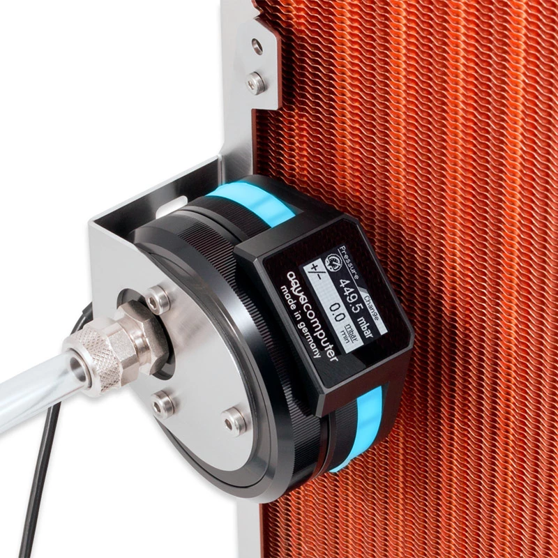 AQUA COMPUTER LEAKSHIELD Leak Protection System Standalone - Negative Pressure Monitor with OLED Display & Automatic Pump Shutdown