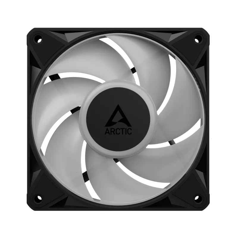 Arctic BioniX P12 A-RGB 120mm PWM Case Fan (3-Pack) – Addressable RGB, 450-3000 RPM, 129 m³/h, Black