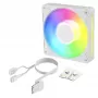 ARCTIC BioniX P12 A-RGB White 120mm PWM Case Fan, 450-3000 RPM, Addressable RGB, Daisy Chain