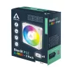 Arctic BioniX P12 A-RGB White 3-Pack – 120mm PWM Case Fan with Addressable RGB and Daisy Chain, 450-3000 RPM