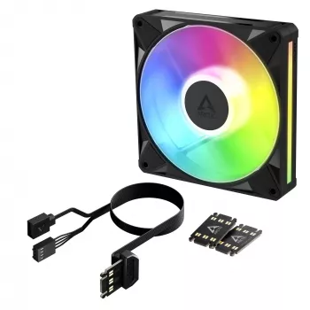 Arctic BioniX P14 A-RGB 140mm PWM Case Fan with Daisy Chain, 400-2500 RPM, 186 m³/h, Black