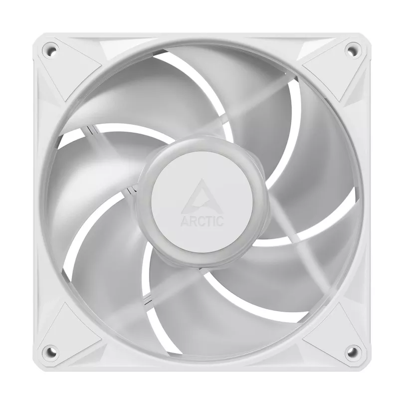 Arctic BioniX P14 A-RGB White 140mm PWM Case Fan with Daisy Chain, ARGB Lighting, 400-2500 RPM, 77.6 CFM