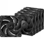 ARCTIC P12 PRO PST LN 120 mm Case Fan, 5-Pack, Black, PWM, ARGB