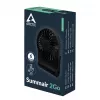 Arctic Summair 2Go Rechargeable Battery Desk Fan - 10 cm (Black)