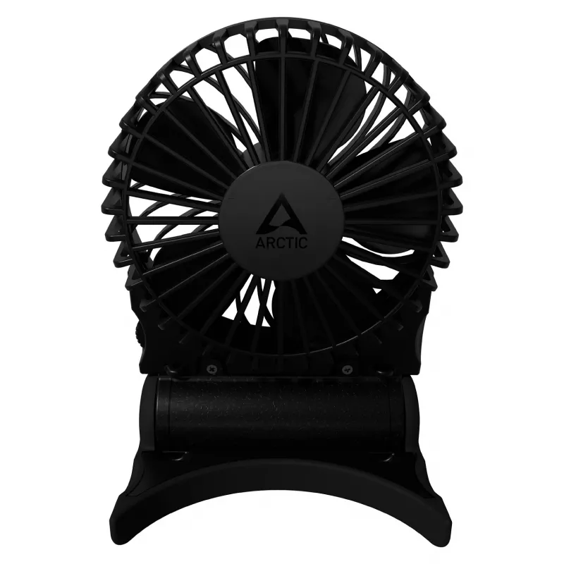 Arctic Summair 2Go Rechargeable Battery Desk Fan - 10 cm (Black)