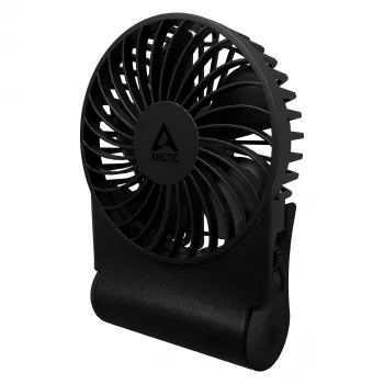 Arctic Summair 2Go Rechargeable Battery Desk Fan - 10 cm (Black)