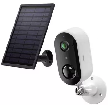 Arenti GO1+SP1 Wi-Fi Battery Camera with Solar Panel, 2K QHD, IP65, PIR Motion Detection
