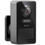 Arenti POWER1Q 2K Smart Battery Security Camera, AI Human Detection, Color Night Vision, IP65, Black