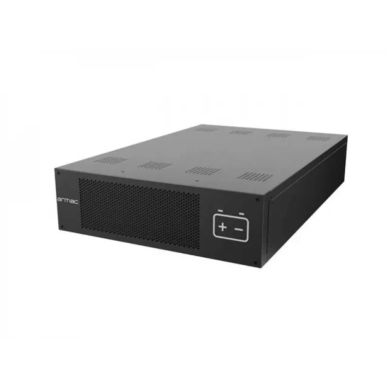 ARMAC B/2009/R/DF 3U Rackmount External Battery Pack for Rack Online DF Series 6kVA/10kVA UPS, 20x 12V 9Ah VRLA Batteries, 240V DC, Black