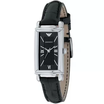 ARMANI AR0278 Women's Quartz Watch 20mm Stainless Steel Silver White