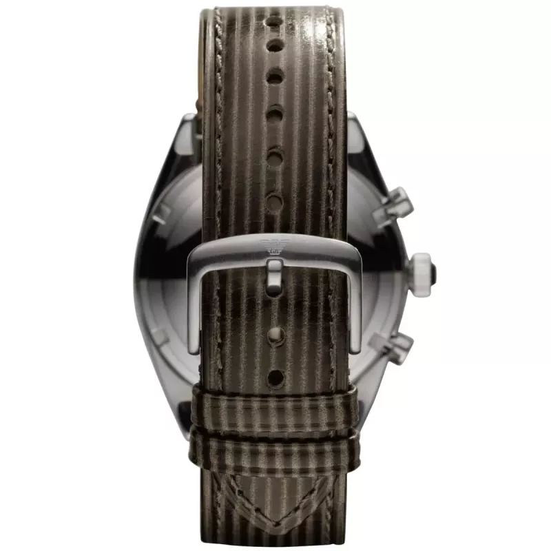 ARMANI AR0370 Men's Chronograph Stainless Steel Watch 43mm